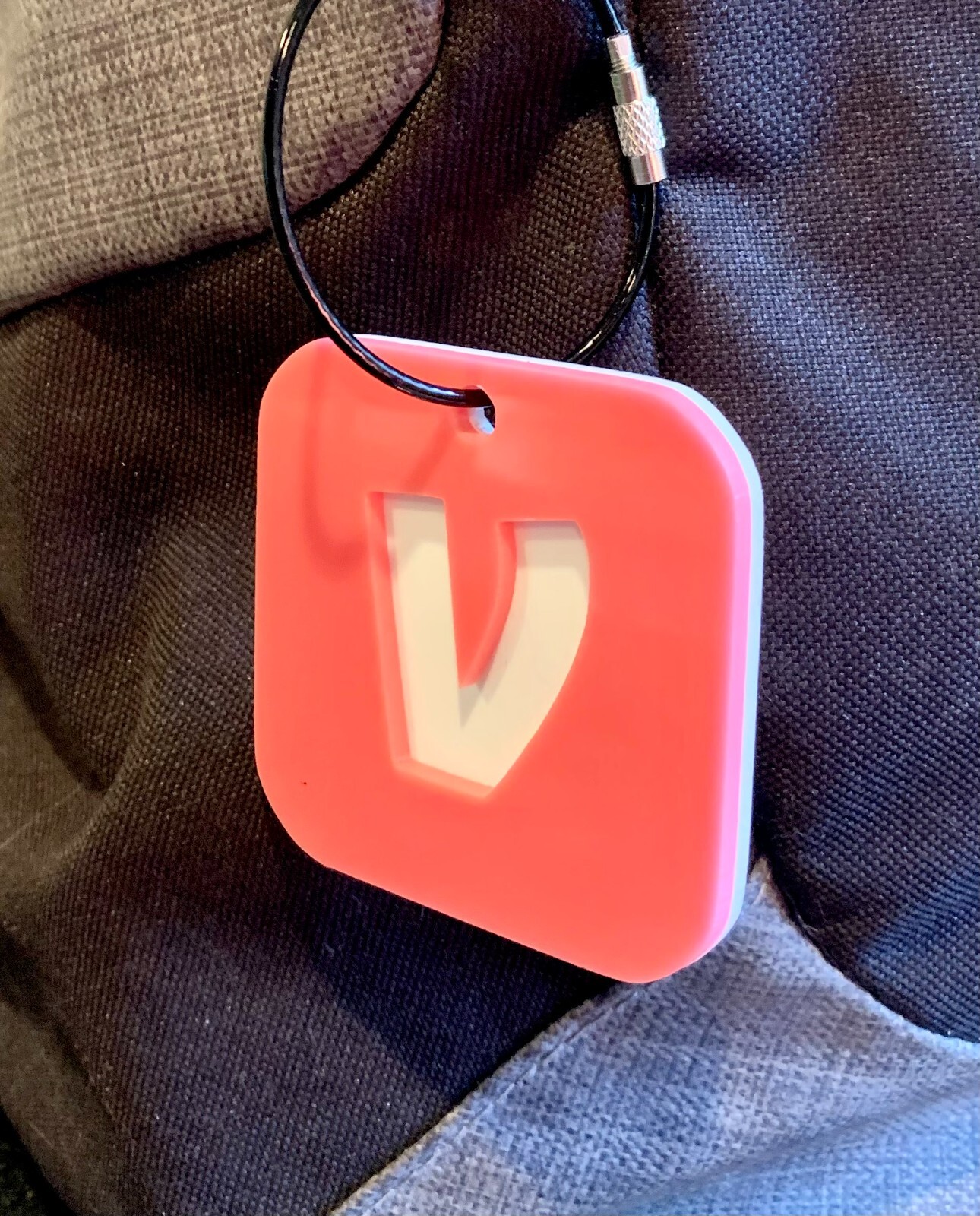 Venmo QR Code Backpack Bag Tag For School, Sports, Mobile Business Venmo Sign