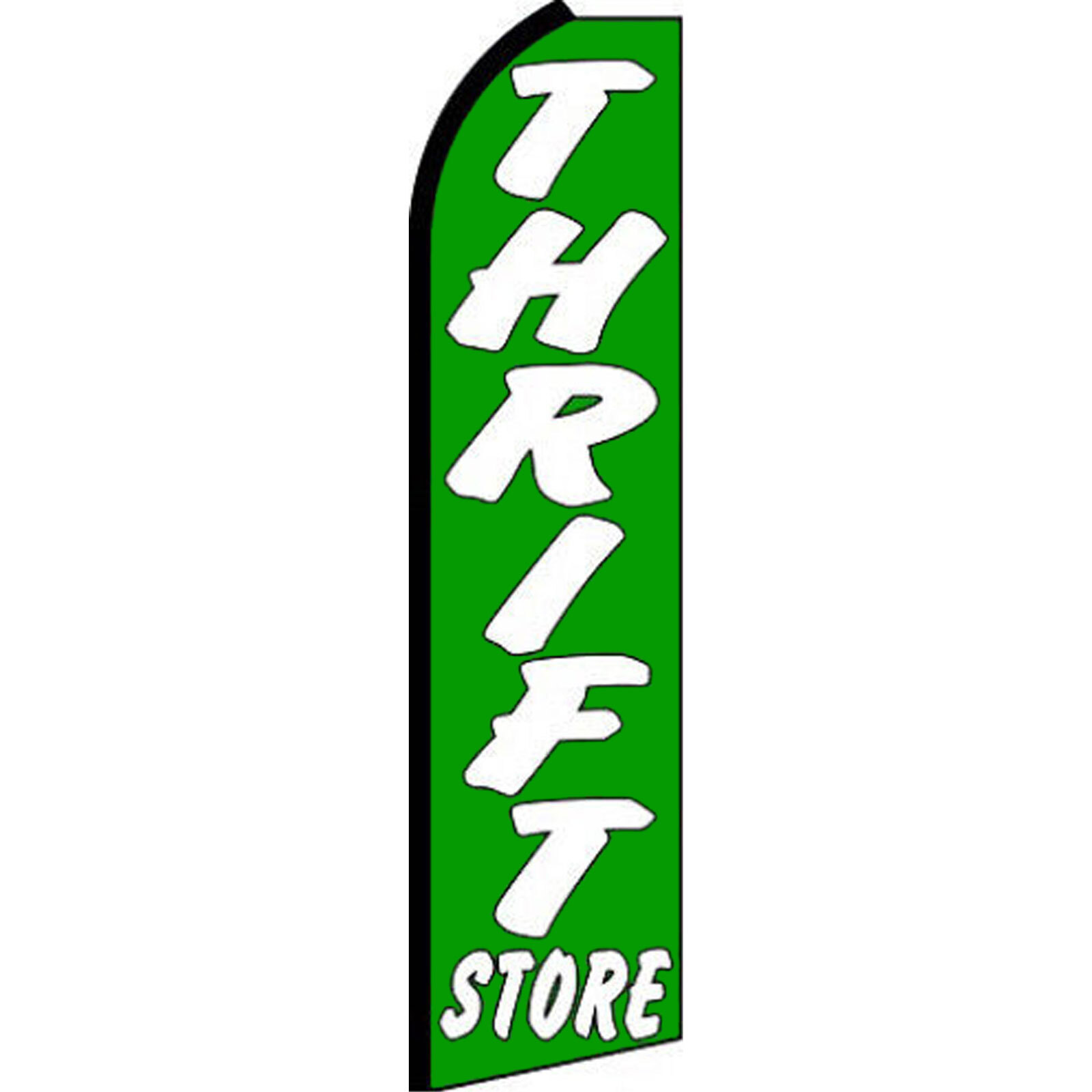 Thrift Store 3 ft X 11 1/2 ft Polyester Swooper Flag