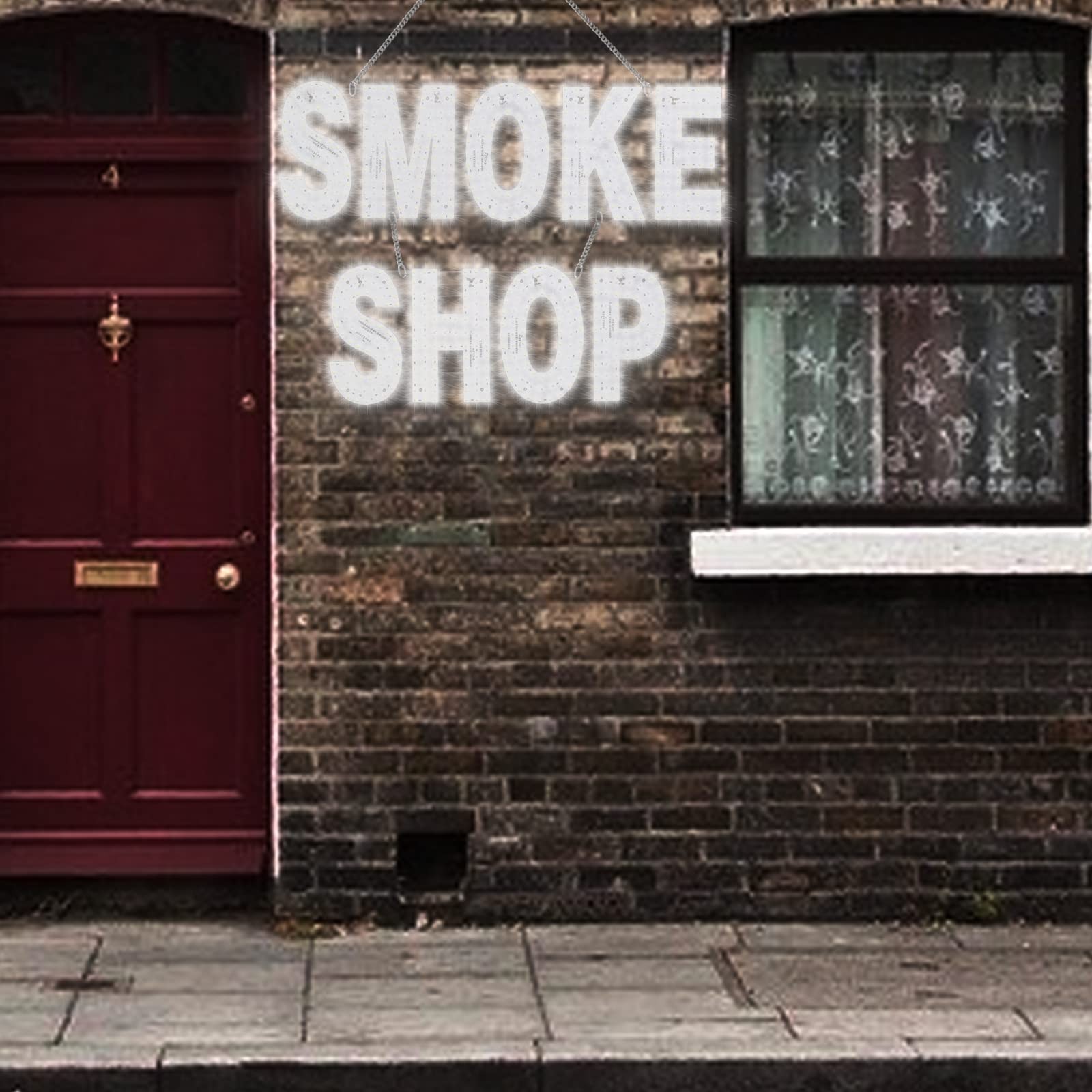 30&Prime;x20&Prime; Large LED Smoke Shop Sign for Smoke Shop, Super Bright Unique Design …