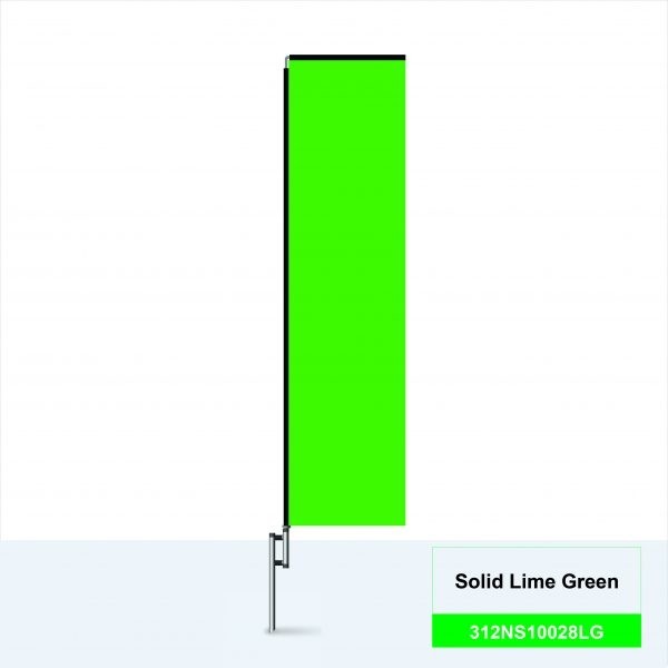 12ft Solid Color Boomer Rectangle Banner Flag Business Advertisement Sale Event