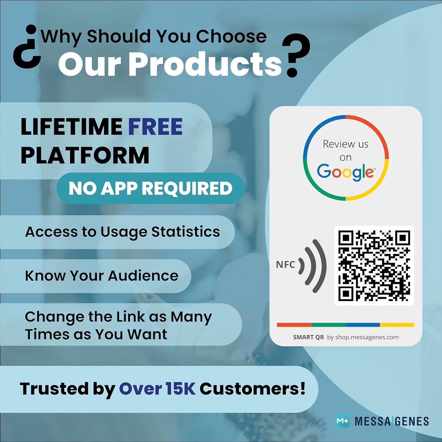 Messagenes Us On Qr Code Smart Qr Code And Nfc 2 4.72 X 3.15 Link Whenever You