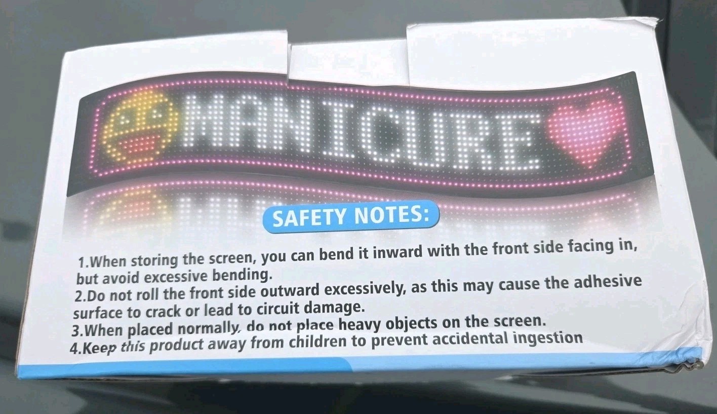 LED Running Text Flexible Advertising Panel Display Field Screen 16 X 96.