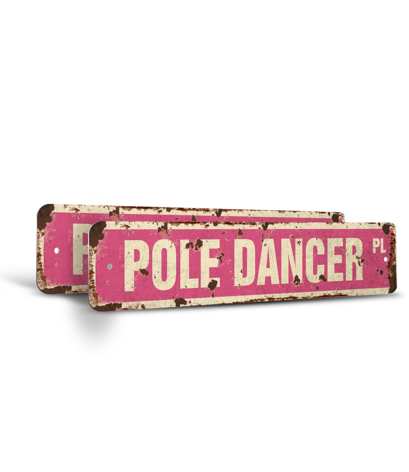 POLE DANCER Vintage Style Street Sign Metal Plastic strip club stripper exotic