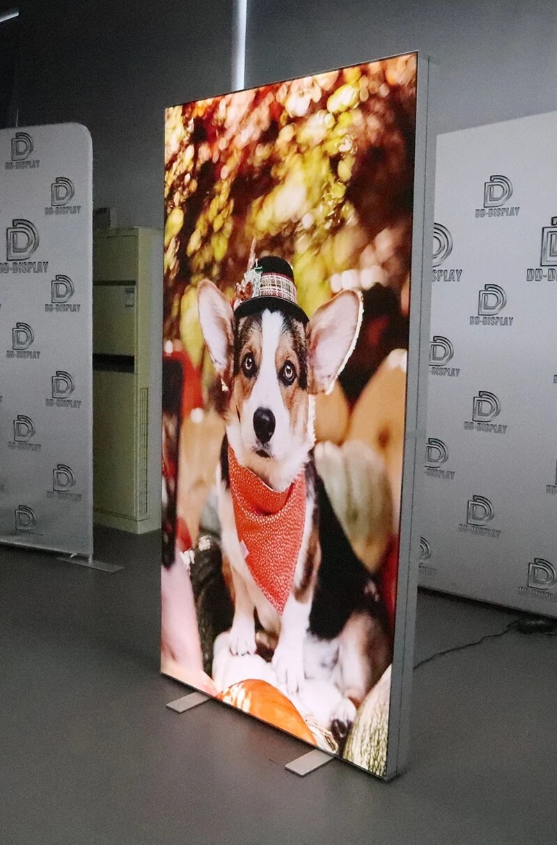 6ft*6ft LED Frameless Fabric Light Box Customize Trade Show Advertising Display