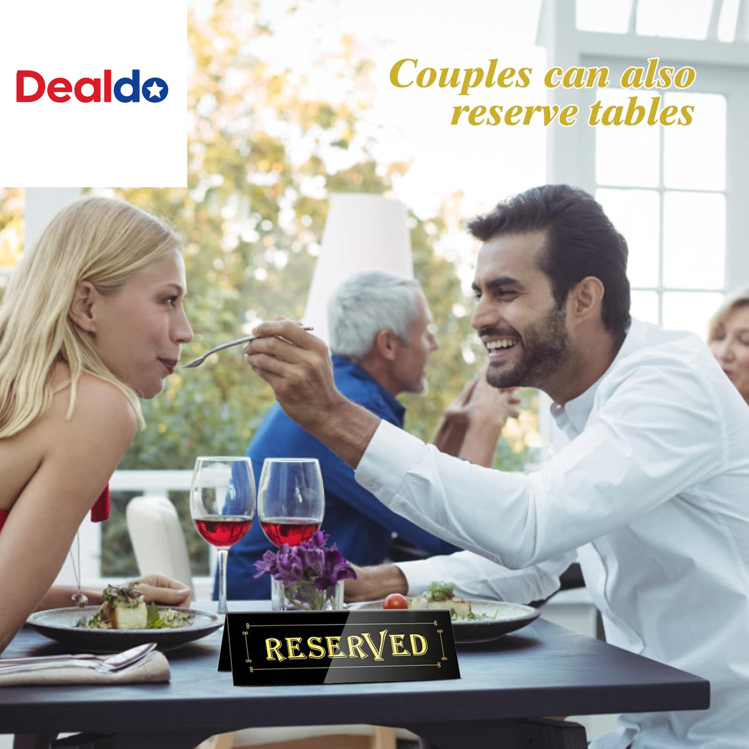 20PCS Acrylic Reserved Table Tent Signs, Reservation Seat Signs for Wedding, Res