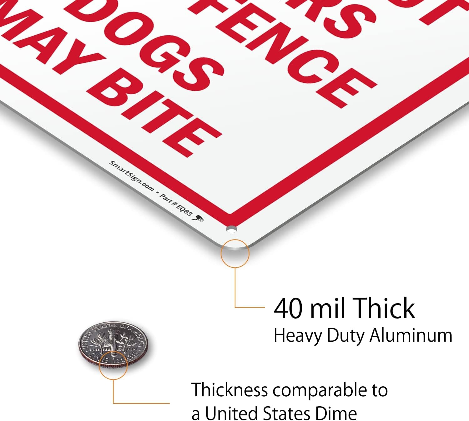 SmartSign 14 x 10 inch 10" x 14", 10&Prime; x 14&Prime; Non-Reflective Aluminum