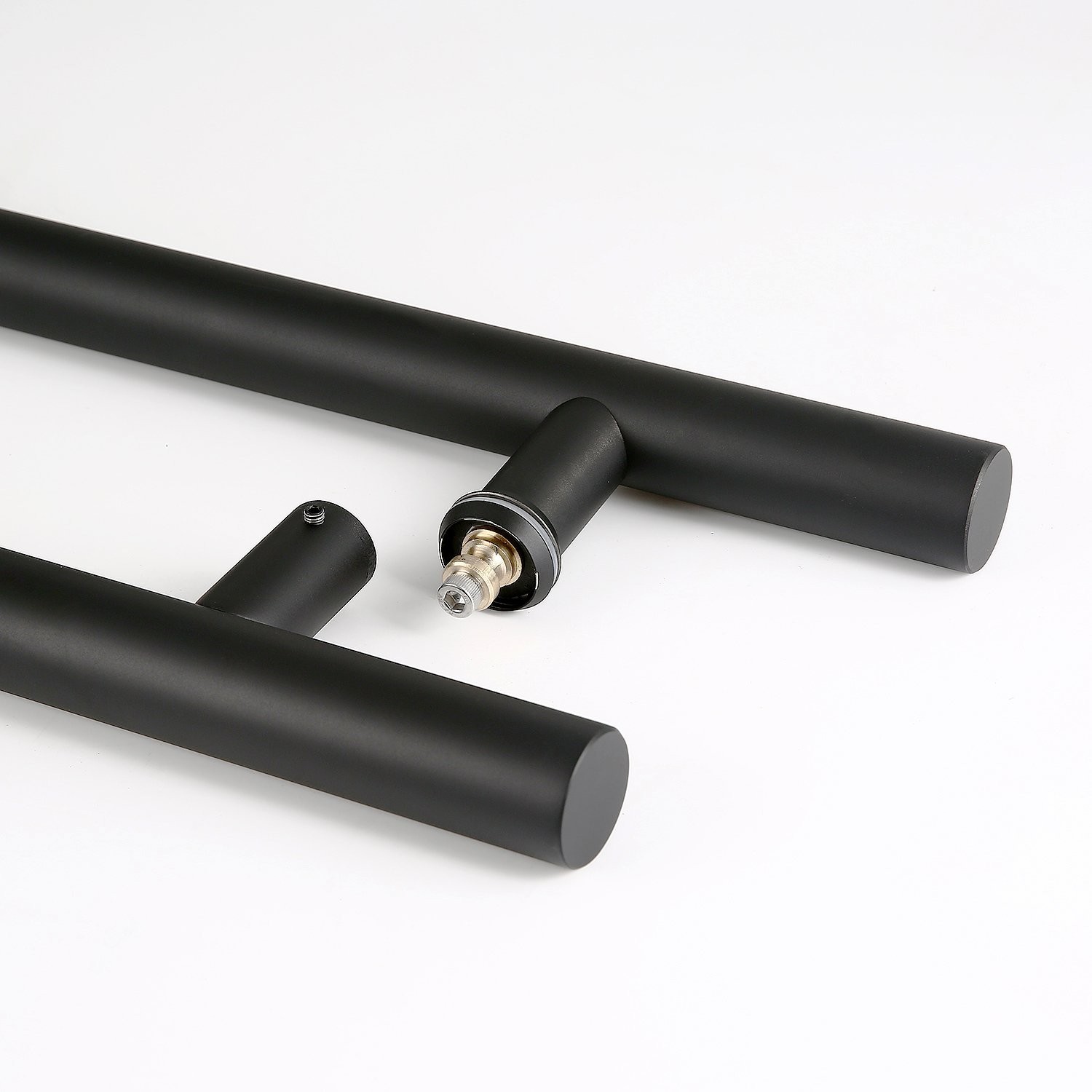 TOGU TG-6012 60-Inch Double-Sided Push Pull Door Handle, Matte Black SUS304 S…