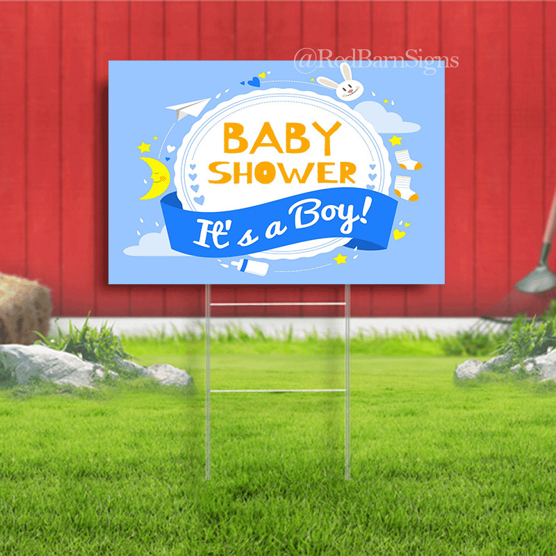 Baby Shower It&rsquo;s a boy yard sign