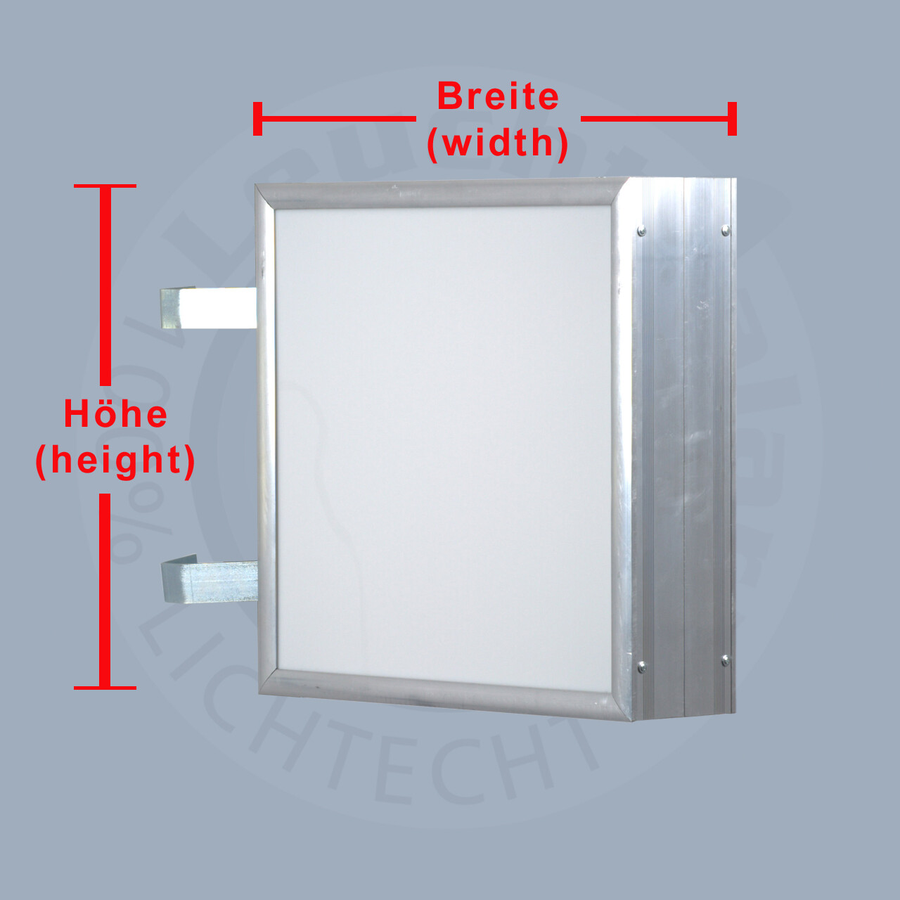 40% Discount 2-seitiger LED Lightbox 1530-32 11/16-5 7/16in Boom Exhibitor