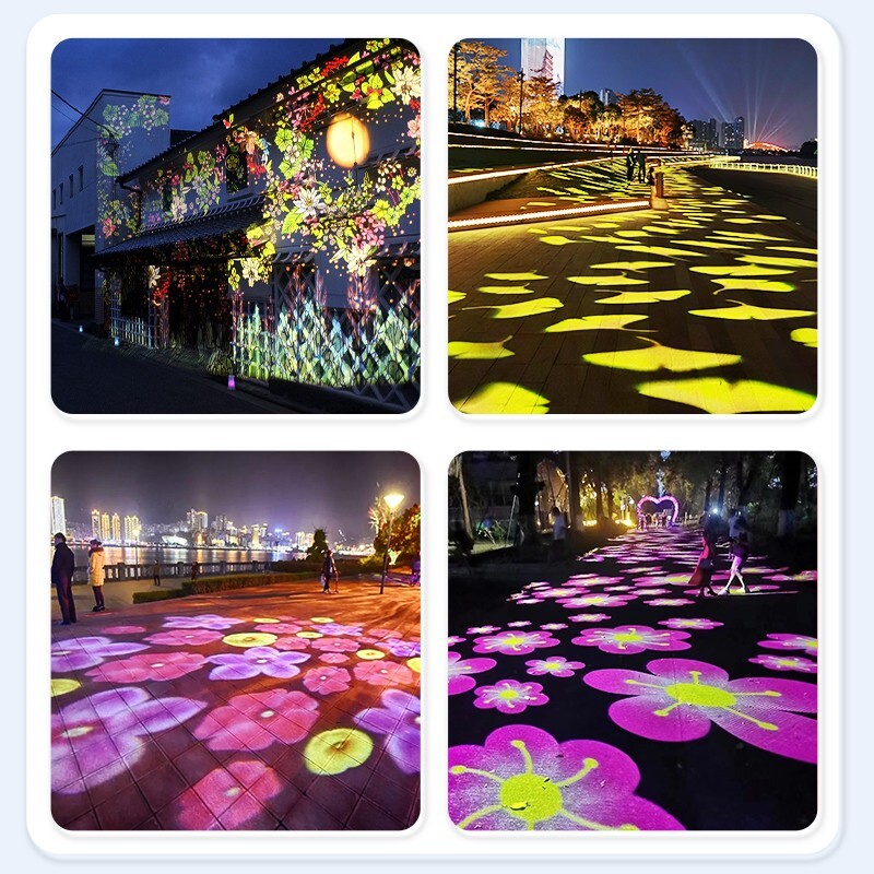 300W Creative Dynamic Pattern Led Gobo Logo Projector Waterproof Porjection