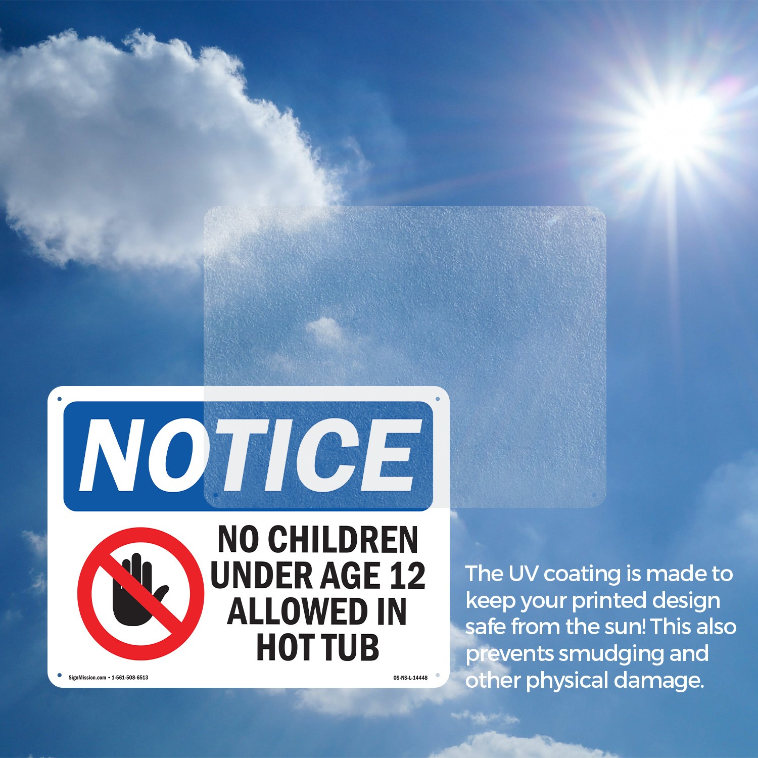 No Children Under Age 12 Allowed OSHA Notice Sign Metal, Decal – 5 or 10 Pack