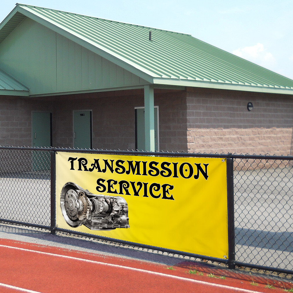 Vinyl Banner Multiple Sizes Transmission Outdoor Advertising Printing Automotive