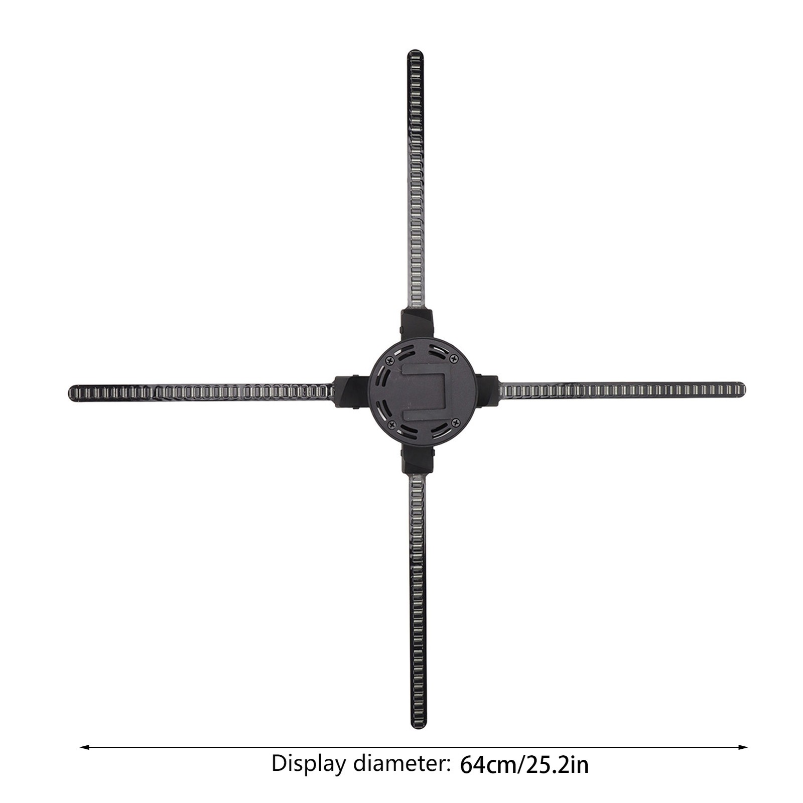 3D Hologram Fan 25.2&Prime; 768 LED 1024x768P with Audio & Multi-Unit Splicing