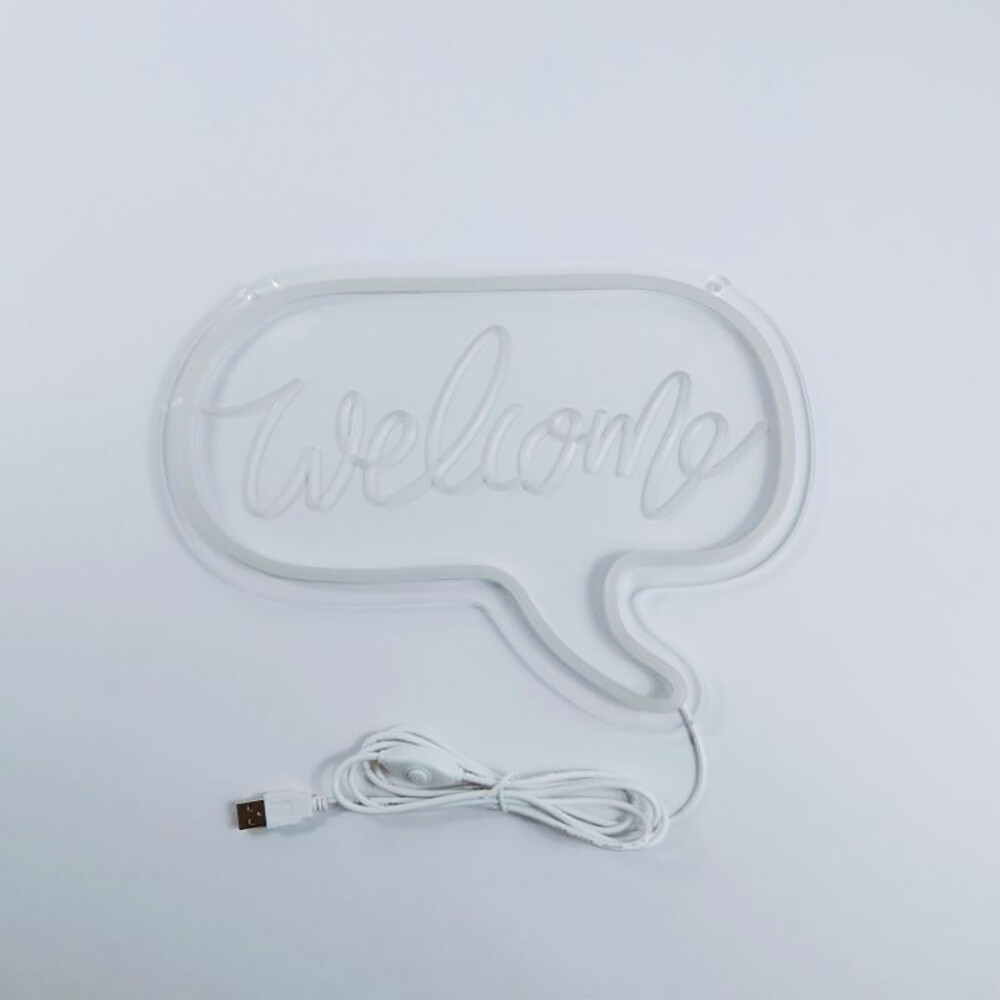 Qomolangma Warm WhiteBlue&Pink 12.2 X 8.85 » « hello » LED Neon Sign