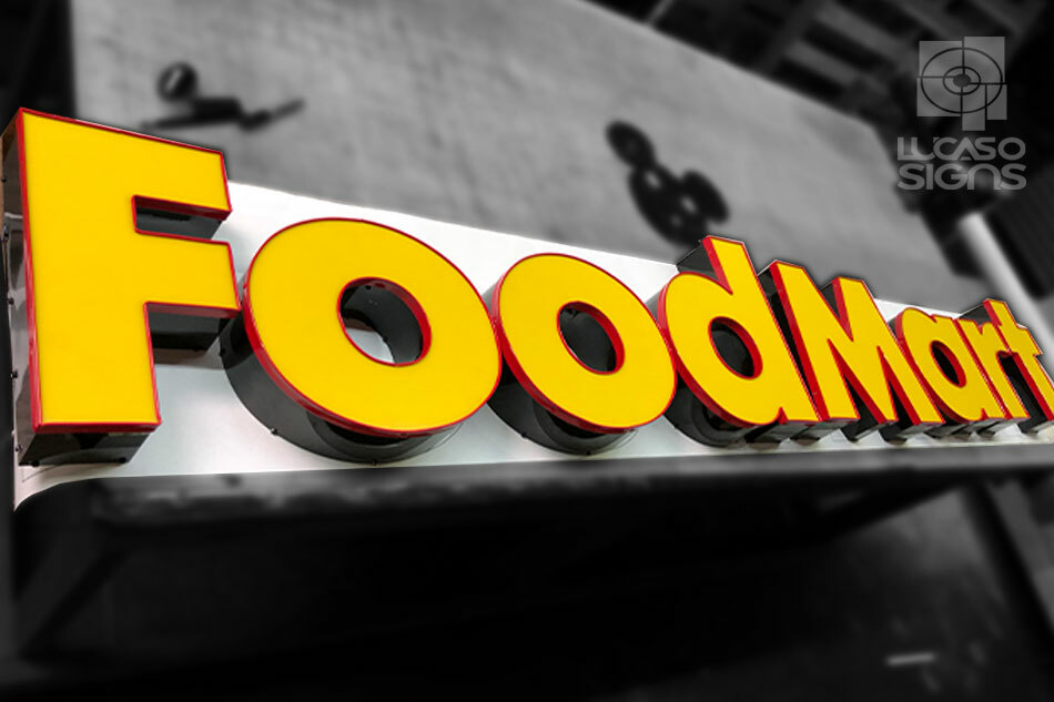 Storefront custom Illuminated Signs led letters translucent Channel Letters
