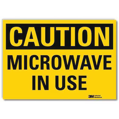 Lyle U4-1529-Rd_10X7 Safety Sign, 7 In Height, 10 In W, Reflective Sheeting,