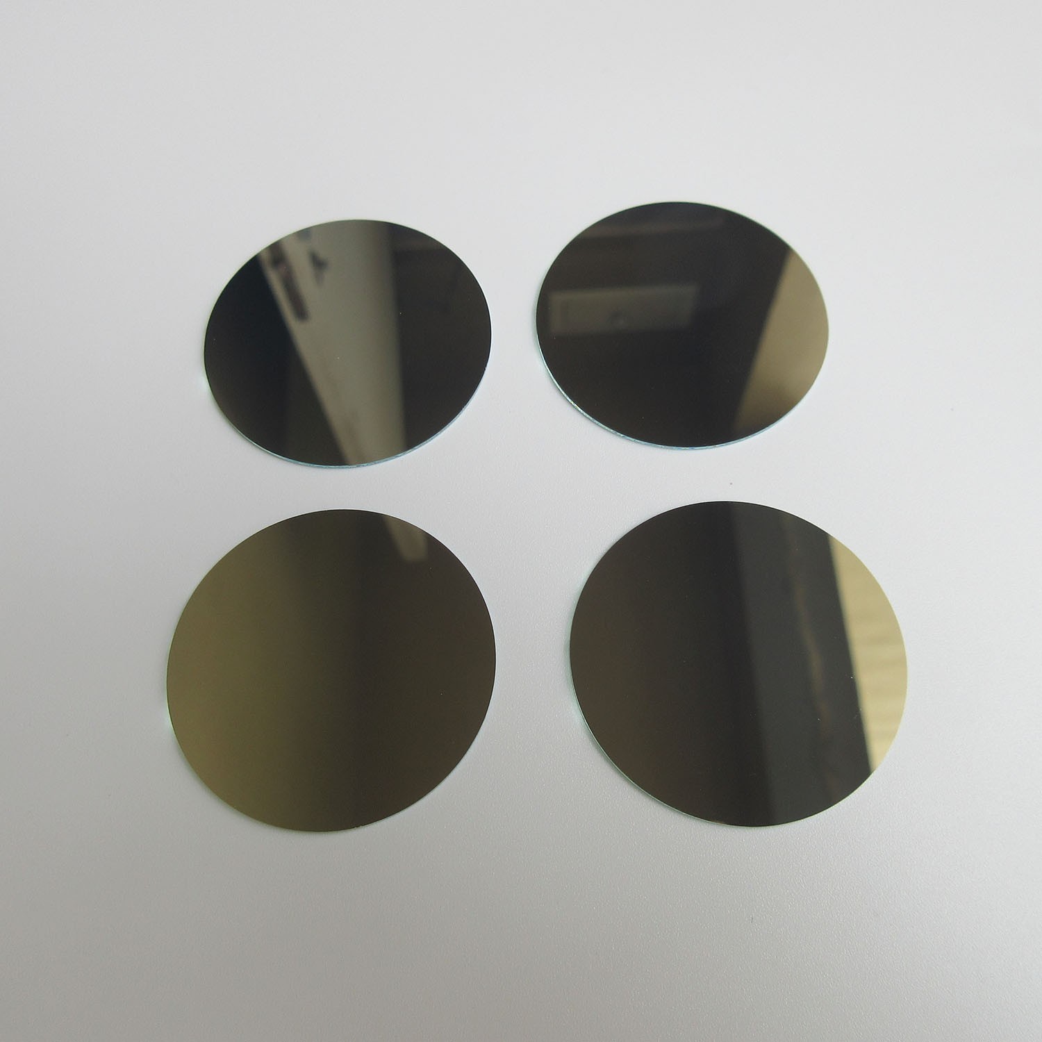 Blank Glass Gobos 2-sides Mirrored Color 37.5mm Diameter Quantity 1000 Pieces