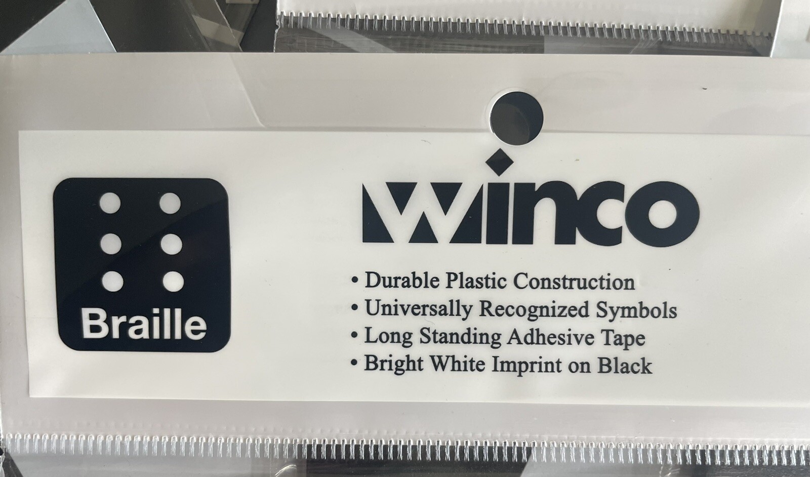 LOT of 10 EXIT Signs 6”x9” NOS WINCO (China) Braille