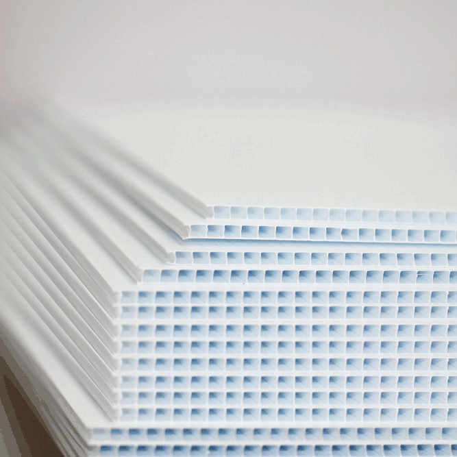 100 White Blank Signs 18” X 24” x4 mm Corrugated Plastic Board Pkg 100 Pieces