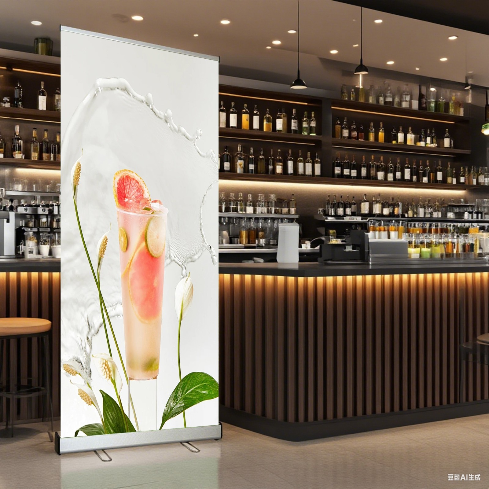 Retractable Banner Stand with Padded Bag 24&Prime; 31.5&Prime; 33.5&Prime;36&Prime;40&Prime;48&Prime;60&Prime;x72~80&Prime;