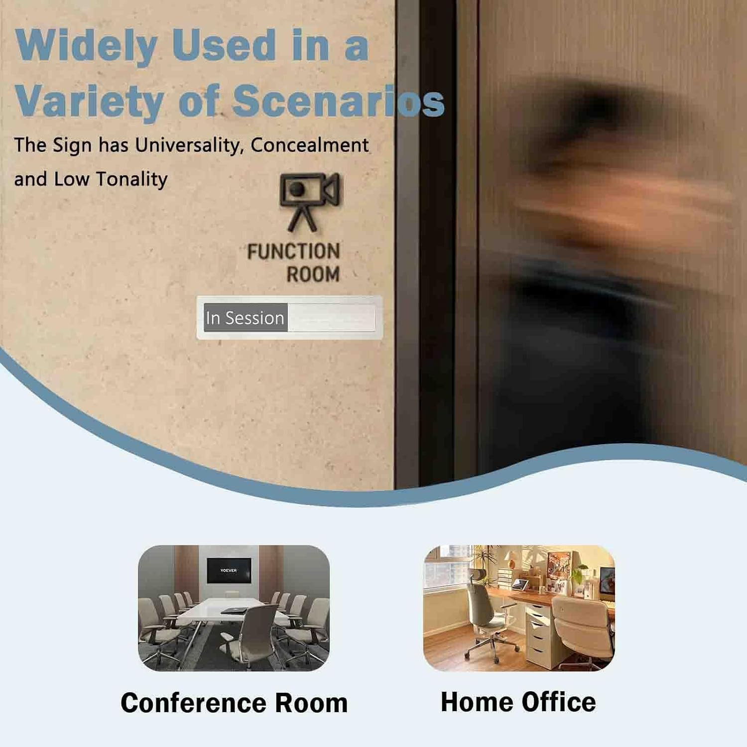 In Session or Available Sign,Vacant Occupied Indicator for Home Office Hotles Ho