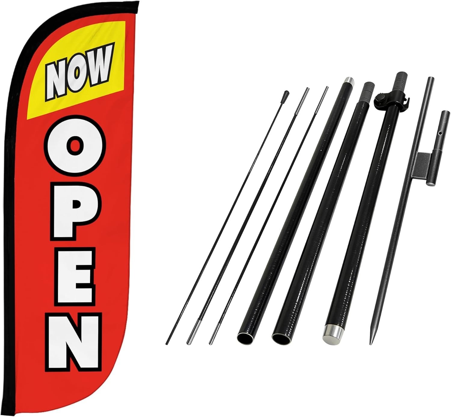 Portable Open Flags – Ground Spike Included