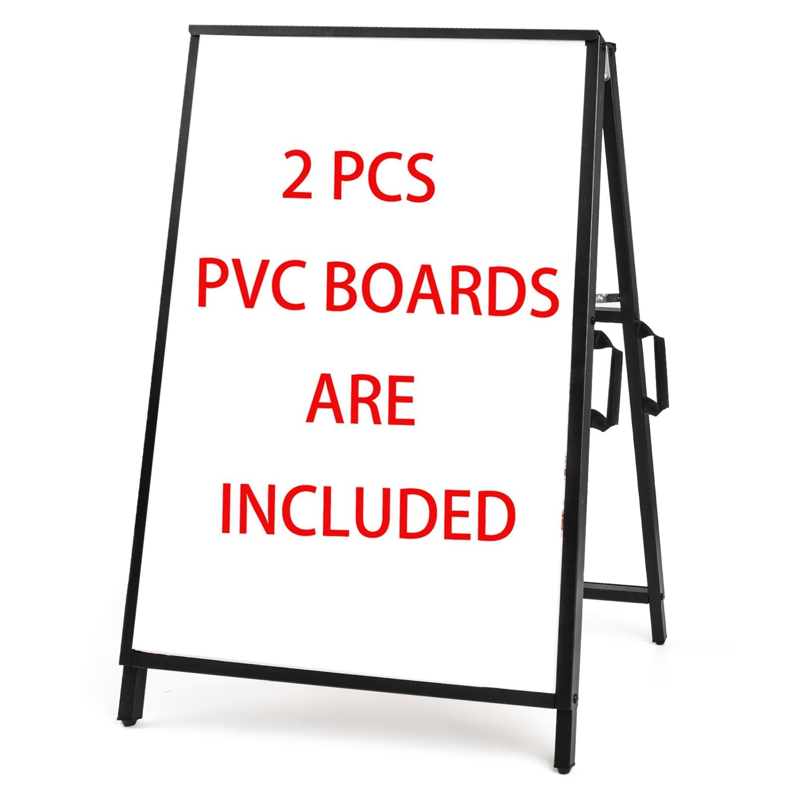 A Frame Sidewalk Sign 24×36 inches Sandwich Board Signs Outdoor Heavy Duty Do…