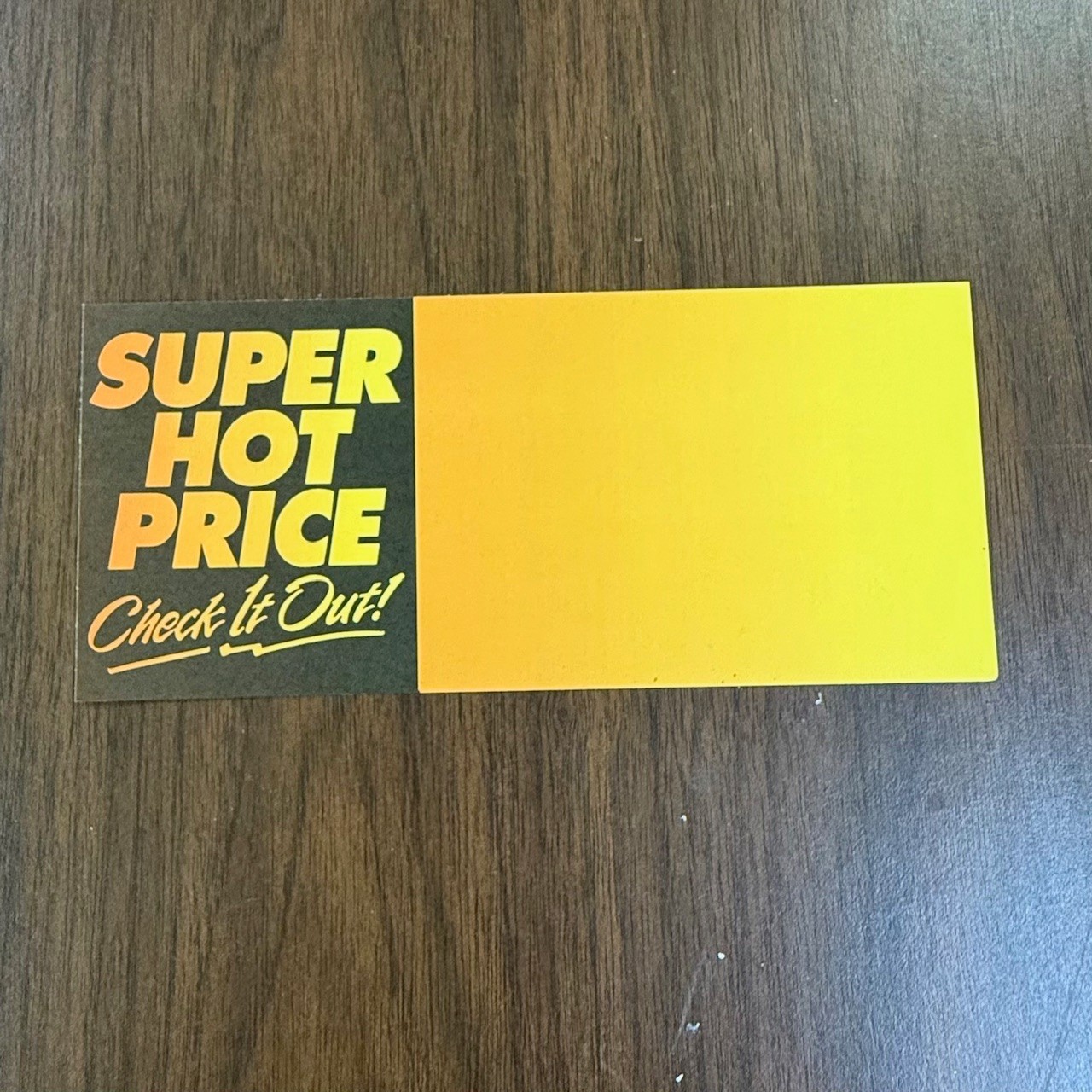 Super-Hot Price Sale Price Signs for Retail Displays-3.5&Prime;H x 8&Prime;W -50 pieces