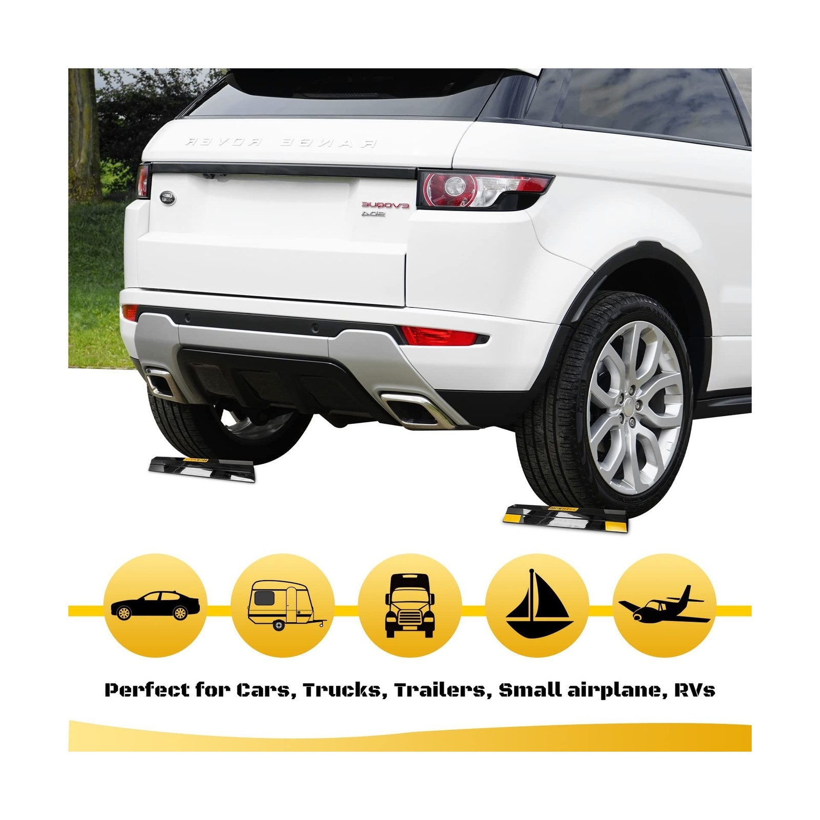HOXWELL (New Updated) 16&Prime; 2 Pcs Heavy Duty Parking Aid for Garage Walls, Park…