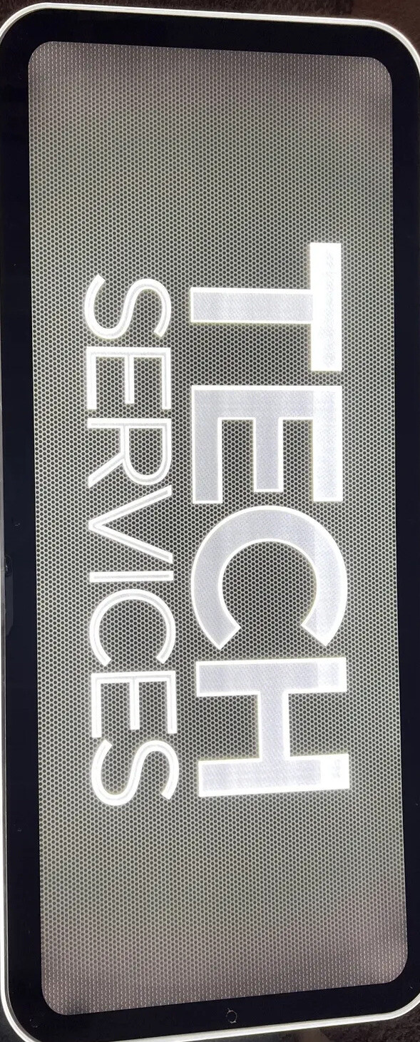 Tech services Double sided LED lighted sign 41×18
