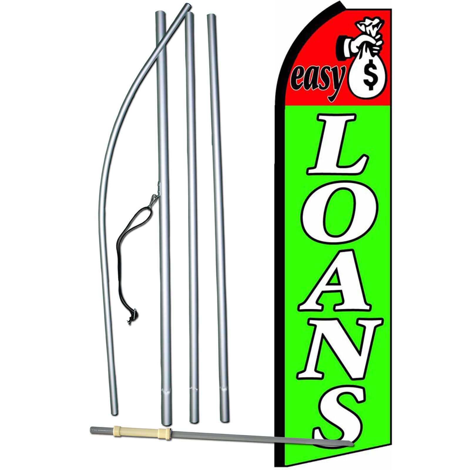 Easy Loans Complete Swooper Flag Bundle