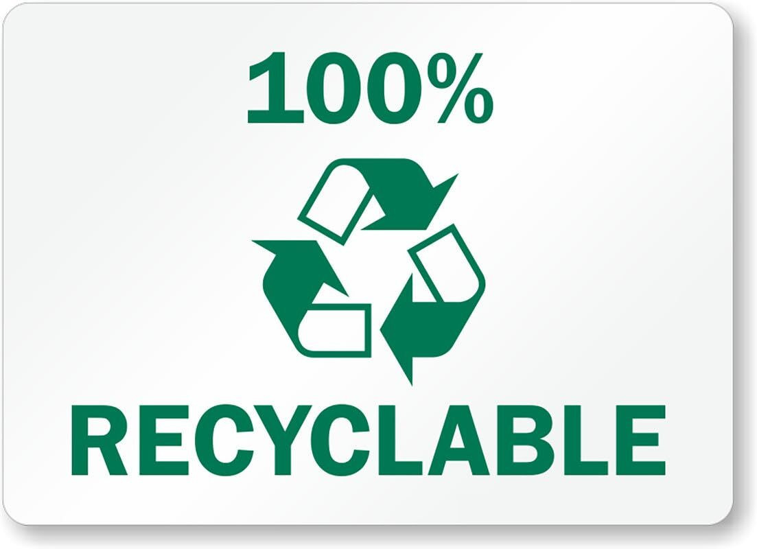 Aluminum Weatherproof Sign 100Percent Recycling 8×12 Pre Drilled Outdoor