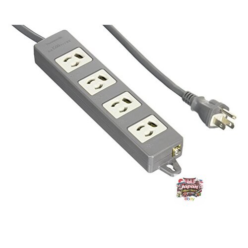 NEW Panasonic Power Strip with Magnet Model WCH2434B JP
