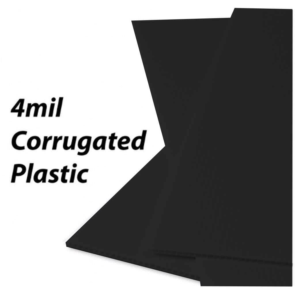 24&Prime;x48&Prime; Blank Corrugated Yard Signs, 4mm Corrugated Plastic, Waterproof