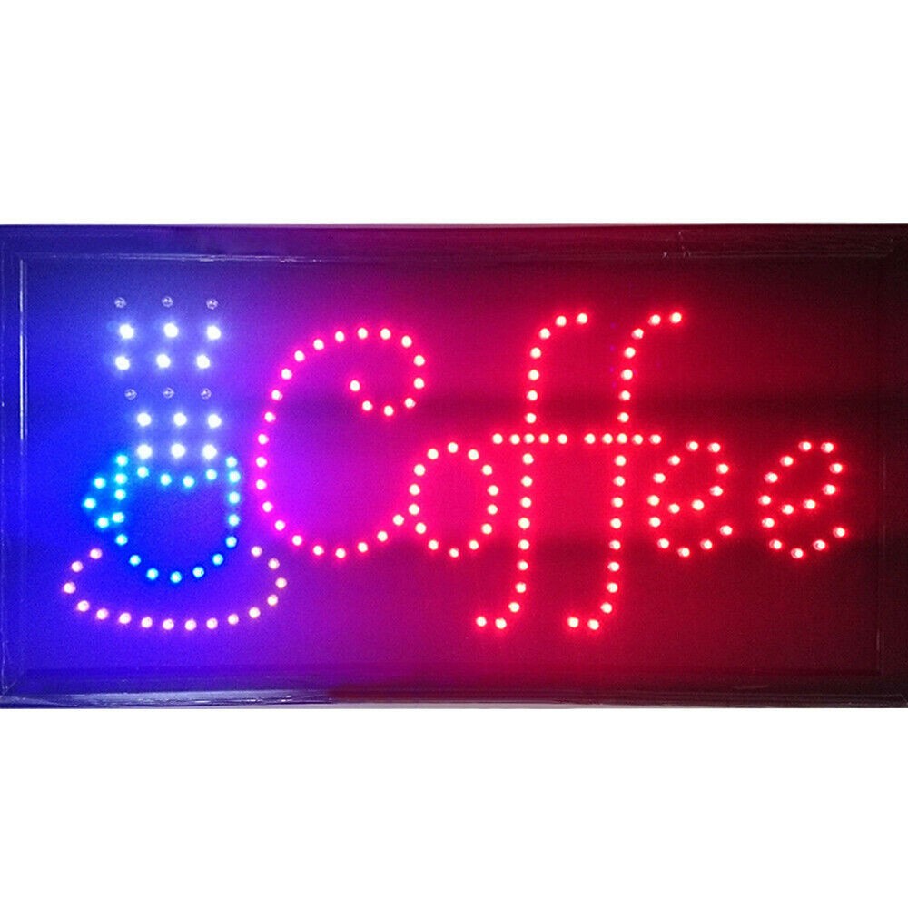 19&Prime; x 10&Prime; LED Neon Ultra Bright Light Business Display for Restaurant Store Shop