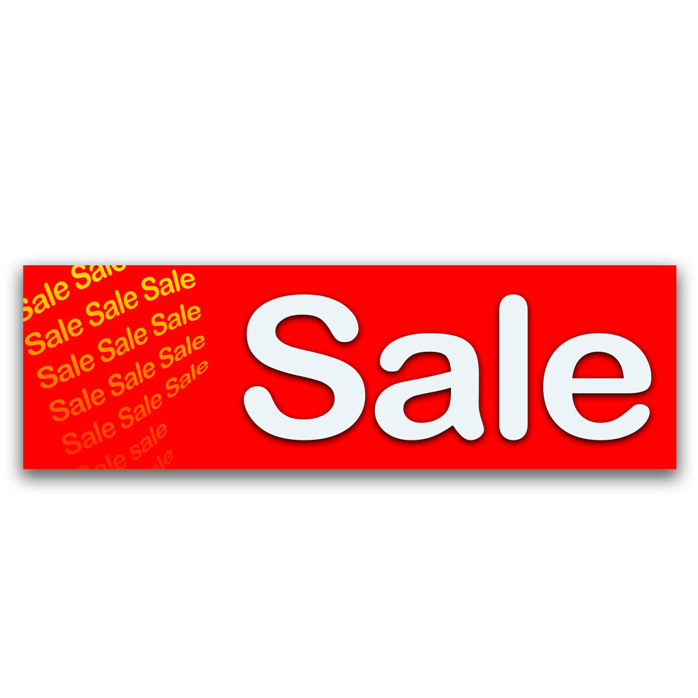 Sale Vinyl Banner with Optional Sizes (Made in the USA)
