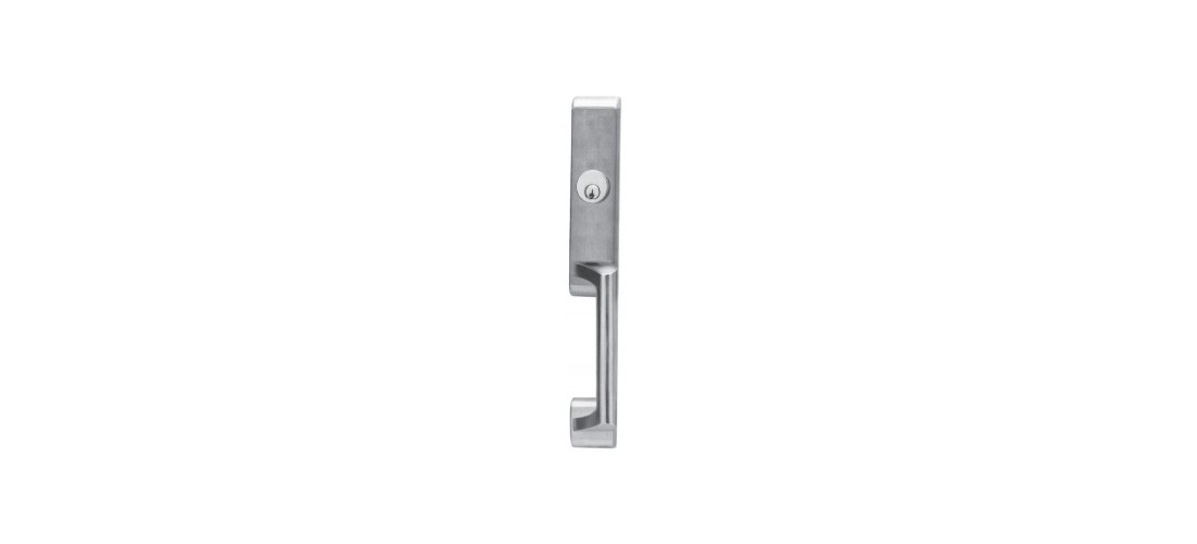 KIT- Nightlatch Pull Trim, Narrow Escutcheon Delta, Less Cylinder, Requires Rim