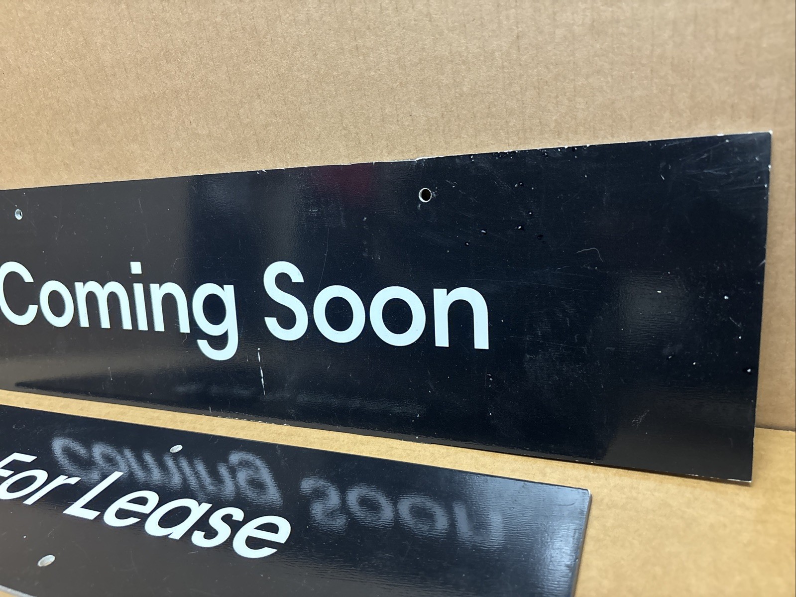 Lot (3) Mix “Coming Soon” & “For Lease” Real Estate Property Banner Signs Agent