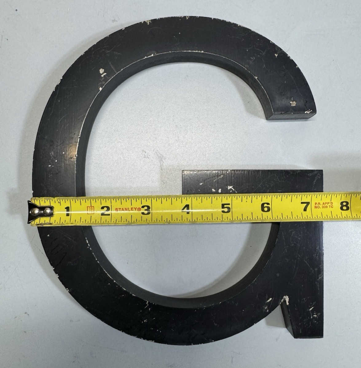 Gemini Inc 8” Cast Aluminum Architectural Letter Sign Black Commercial Letters