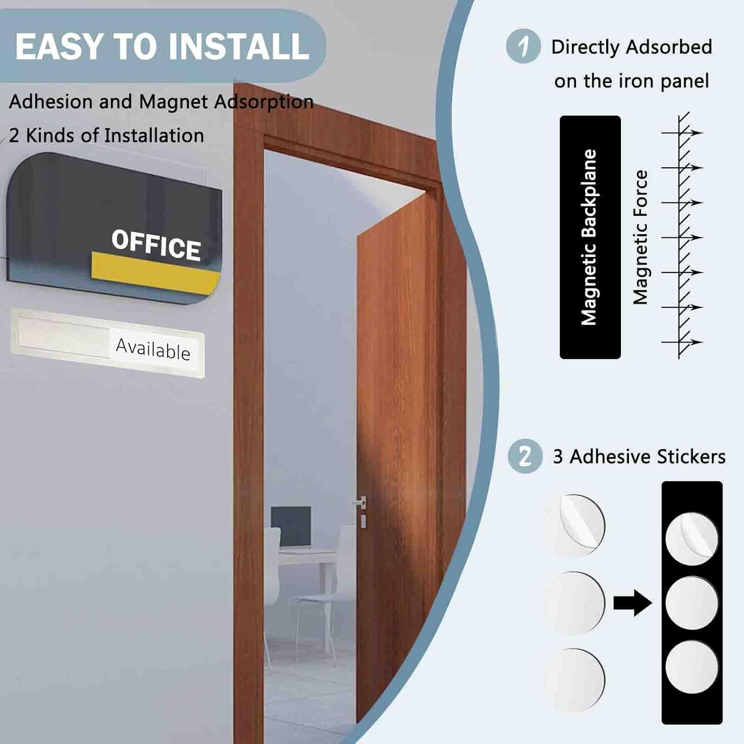In Session or Available Sign,Vacant Occupied Indicator for Home Office Hotles Ho