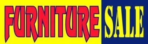 Furniture Sale | Vinyl Banner w/ Grommets | 3’H x 10’W
