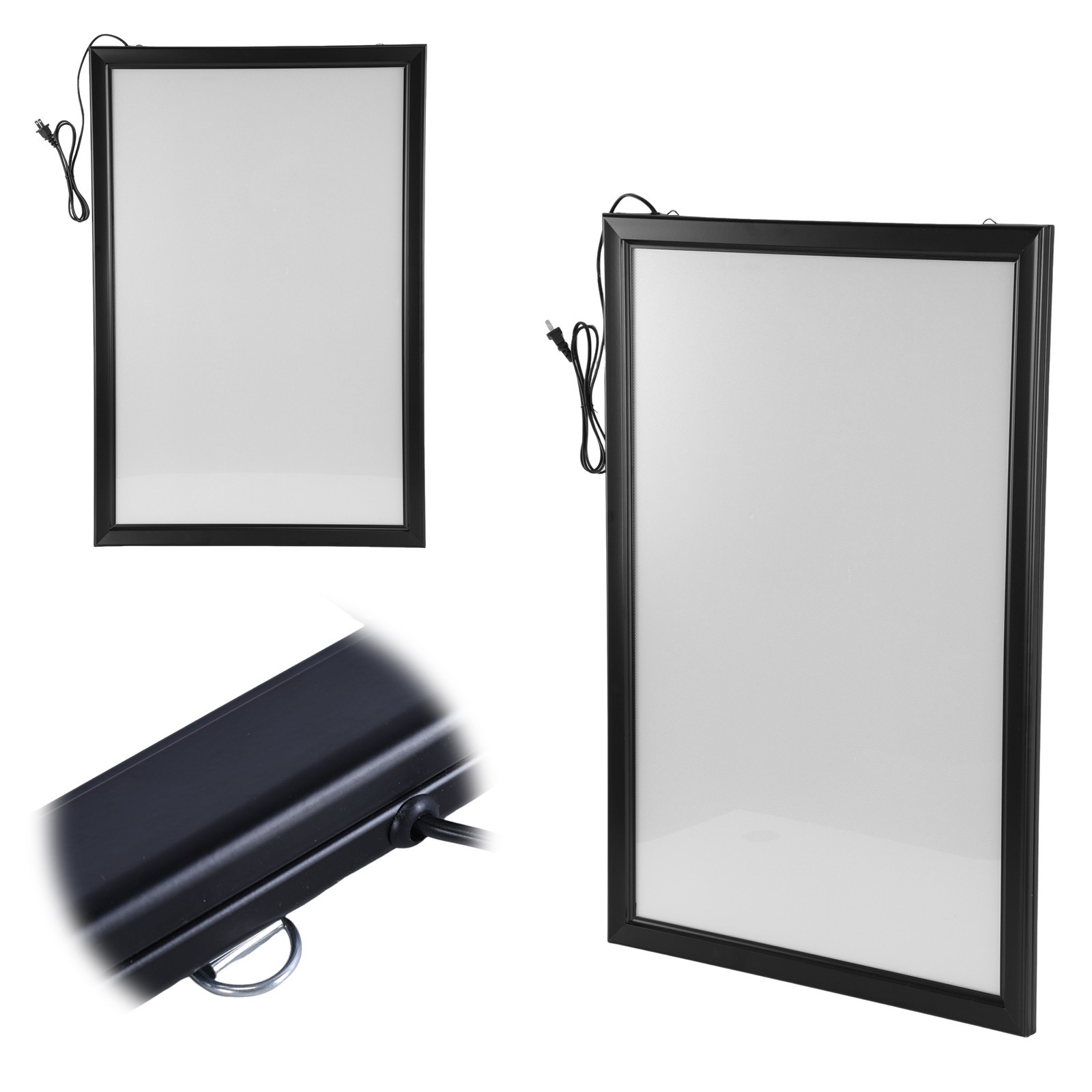 LED Wall Mount Backlit Poster Lightbox Light Up Frame with Dimmer, 16×24 Inch