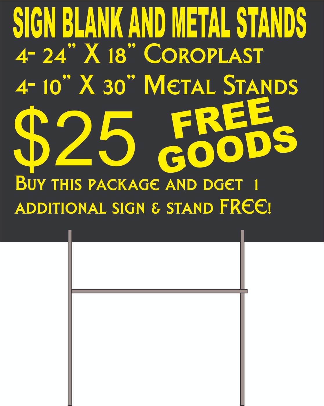 3 pieces 24&Prime;X18&Prime;Blank Green Coroplast