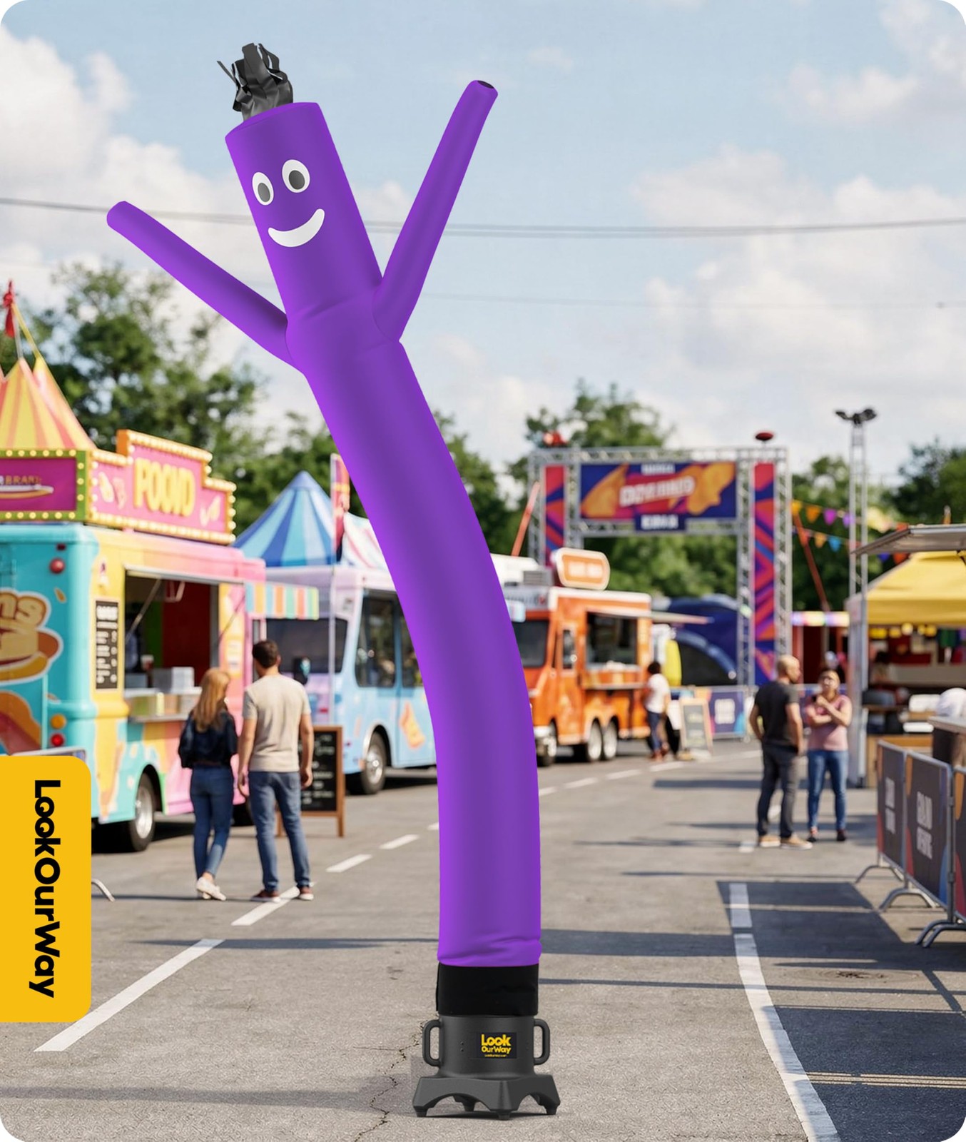 Lookourway Air Dancers Inflatable Tube Man Attachment – 10 Feet Tall Wacky