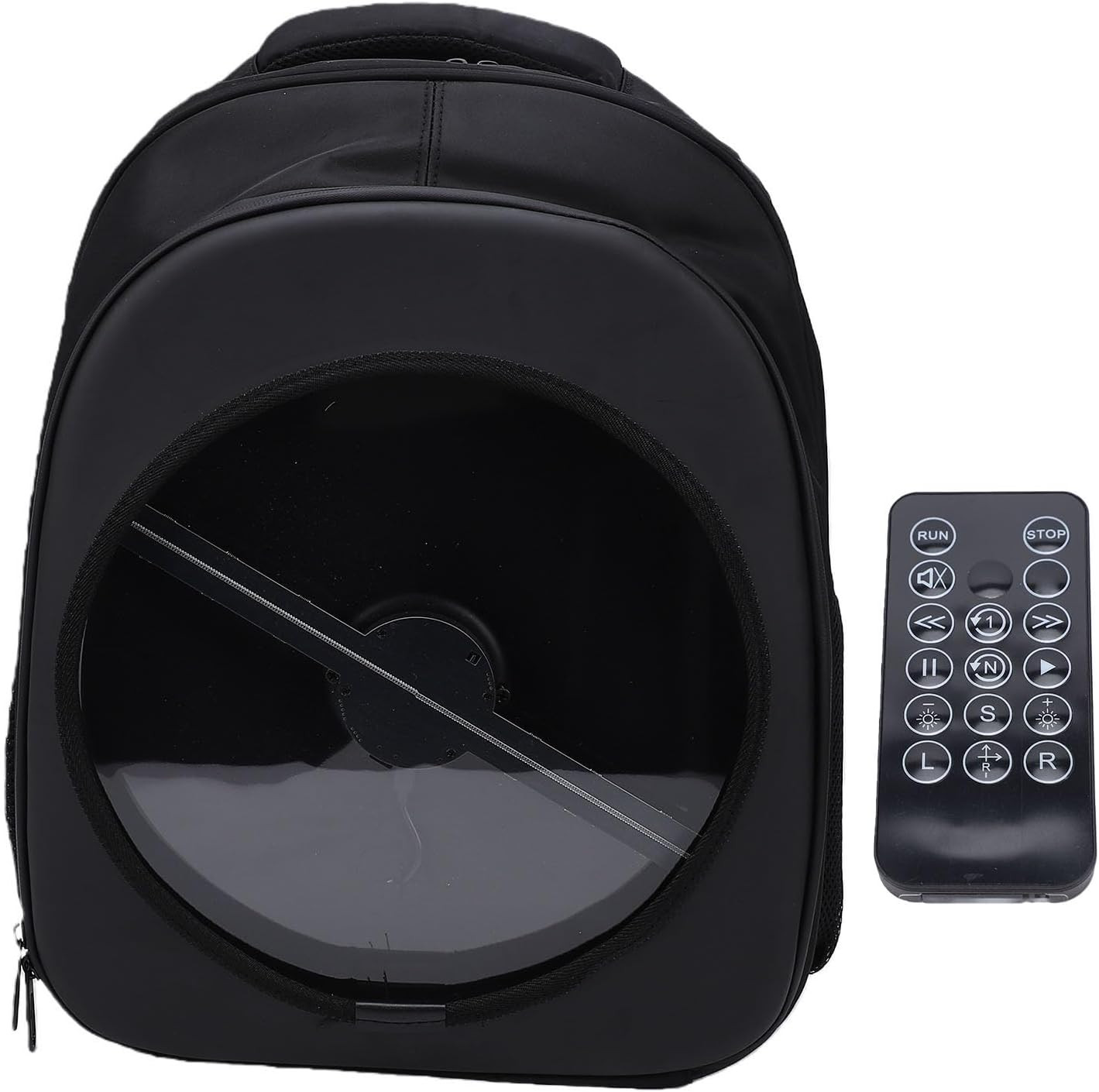 3D Hologram Fan LED Backpack, 1080 X 448 Holographic Projector Advertising Bag w