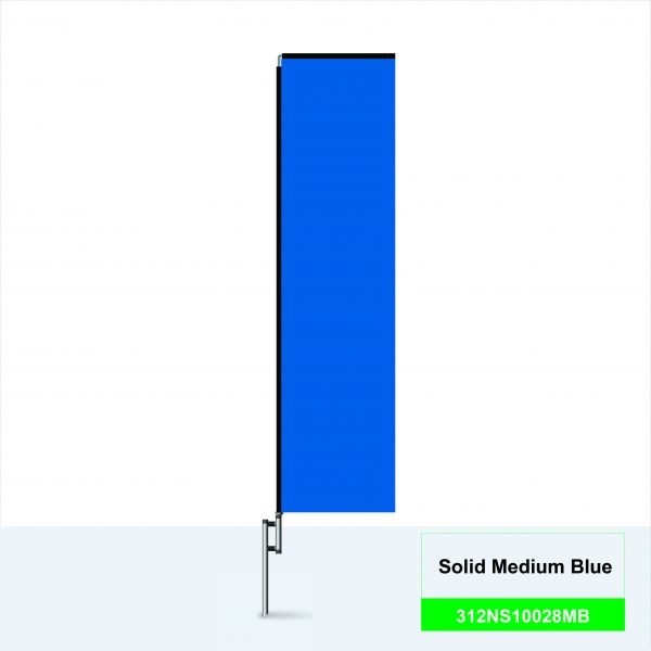 12ft Solid Color Boomer Rectangle Banner Flag Business Advertisement Sale Event