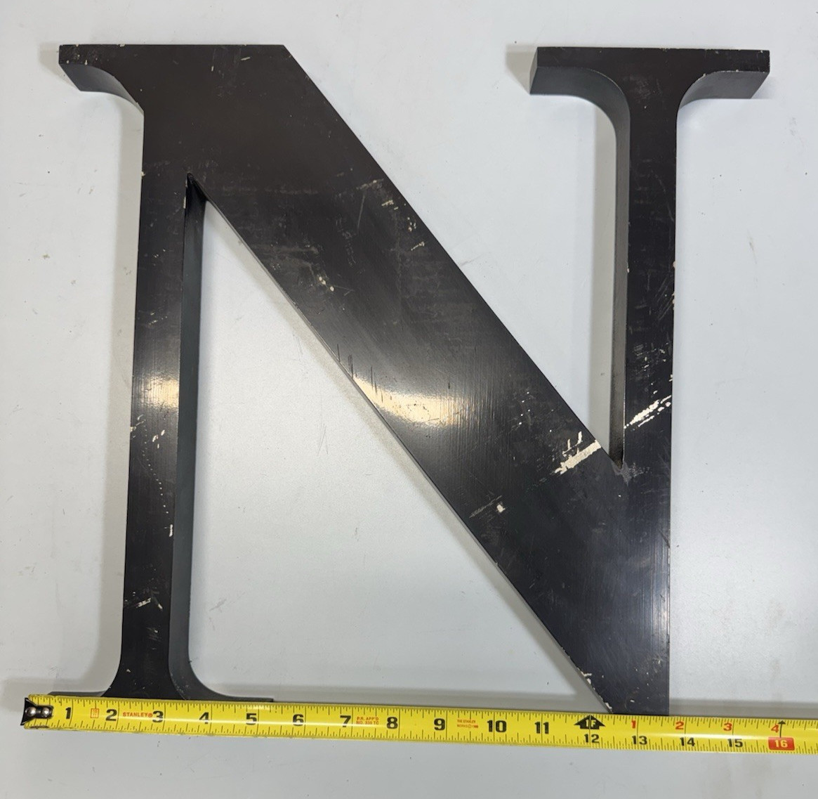 Gemini Inc 15” Cast Aluminum Architectural Letter Sign Black Commercial Letters