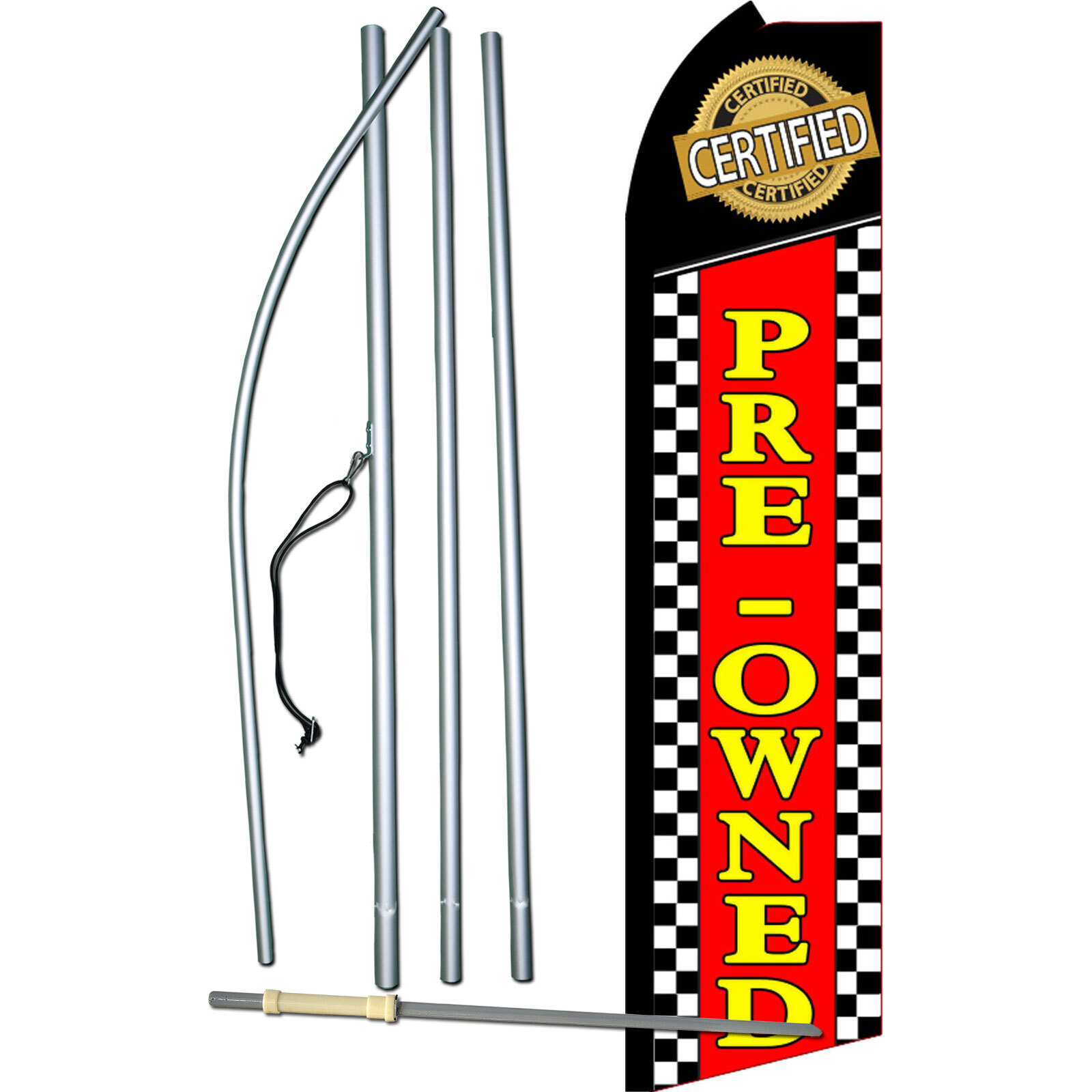 Pre Owned Complete Swooper Flag Bundle