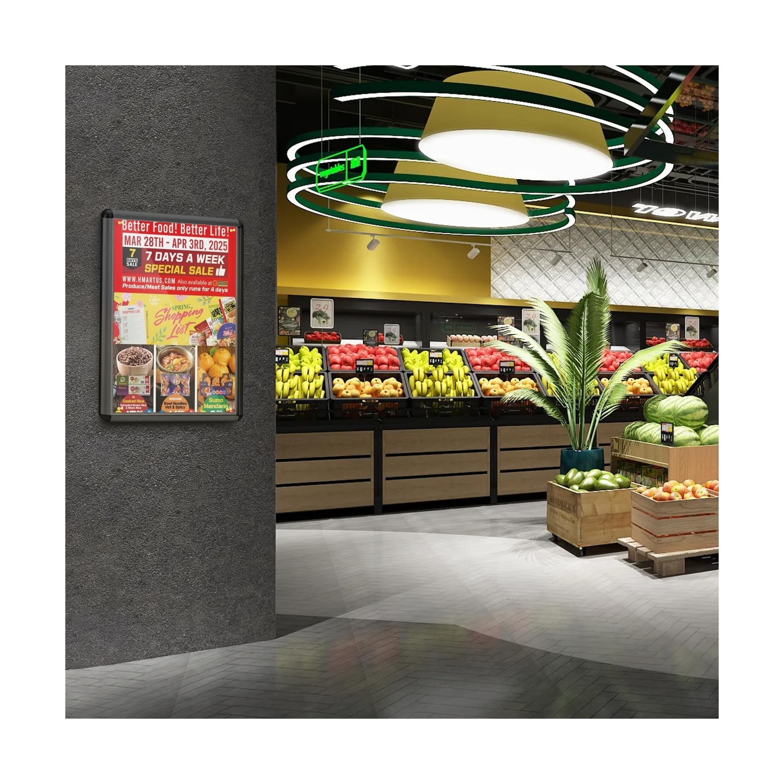 Enclosed Bulletin Board Lockable Display Case Message Board with Locking Door…