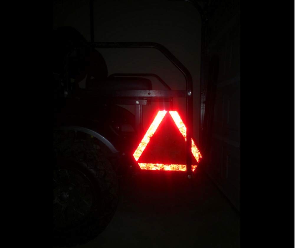 Slow Moving Vehicle Triangle Sign Reflective Aluminum 14×16 Farm Safety